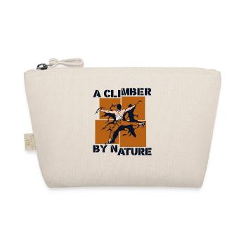 A Climber By Nature Bouldern Sportklettern - Bio-Täschchen - Natur - Vorne