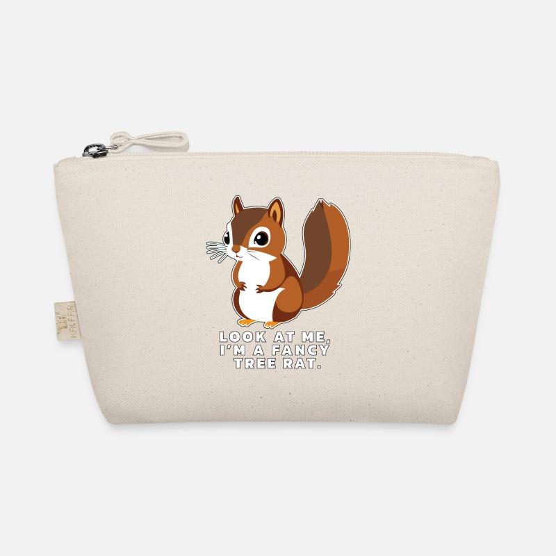 Eichhörnchen mit lustigem Spruch Bio-Täschchen
