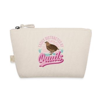Wachtelzüchter Geschenk Wachtel - Bio-Täschchen - Natur - Vorne