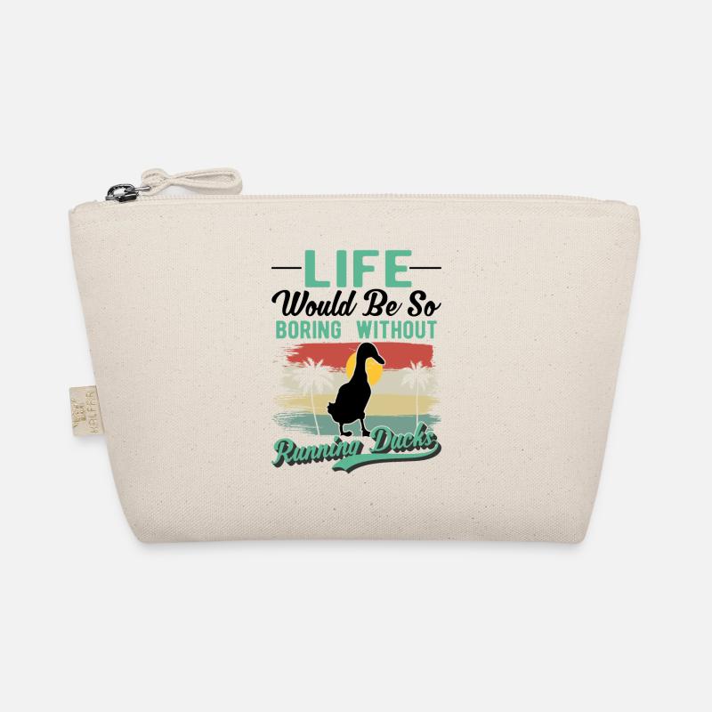 Indian Running Duck Gift Running Duck Organic Pouch