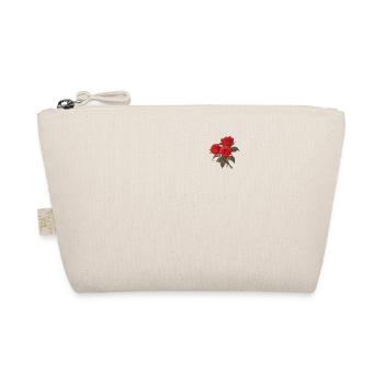 Cool Patch Rote Blumen Liebhaber Vintage Neuheit Rosen - Bio-Täschchen - Natur - Vorne