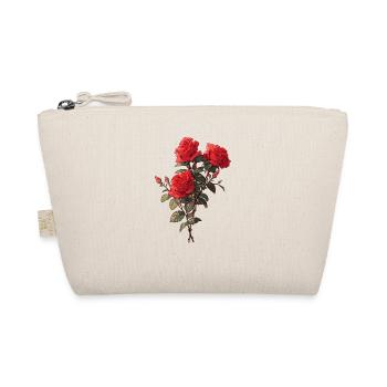 Cool Floral Red Roses Lover Novelty Flowers Humor - Organic Pouch - nature - Front