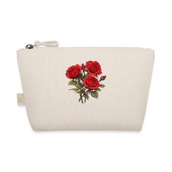 Cool Red Roses Lover 3 Rote Blumen Humor Vintage - Bio-Täschchen - Natur - Vorne
