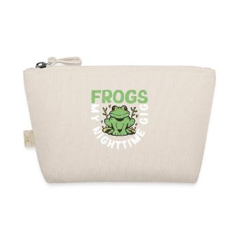 Frogs My nocturnal appearance Frog lover - Organic Pouch - nature - Front