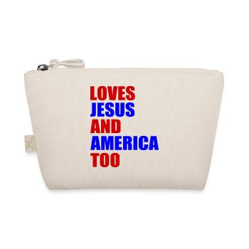 loves jesus and america too - Trousse biologique - nature - Devant