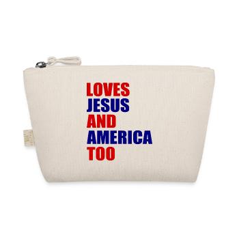 loves jesus and america too - Trousse biologique - nature - Devant