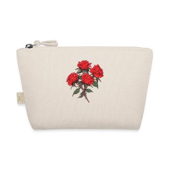 4 Roses Rouge Amant Jeu de mots Fantaisie Fleurs Cool Floral - Trousse biologique - nature - Devant