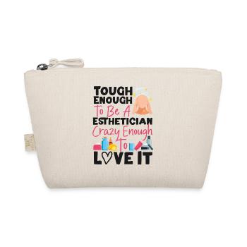 Cute Licensed Esthetician Skincare - Bio-Täschchen - Natur - Vorne