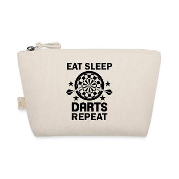 Eat Sleep Darts repeat Game of Darts - Organic Pouch - nature - Front