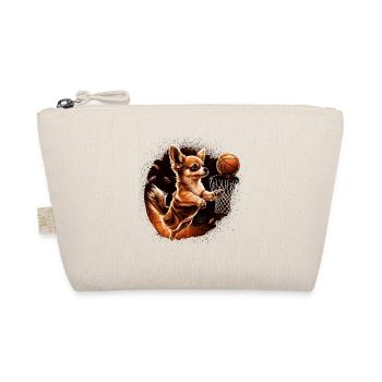 Chihuahua | Basketball | Player | Sport | Dunk | - Organic Pouch - nature - Front