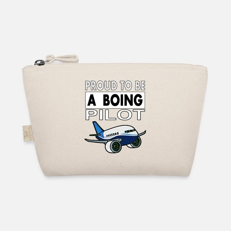 Pilot Airplane Flying Jet Pilots Gift Organic Pouch