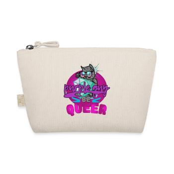 Queer - Süsse Katze - Bio-Täschchen - Natur - Vorne