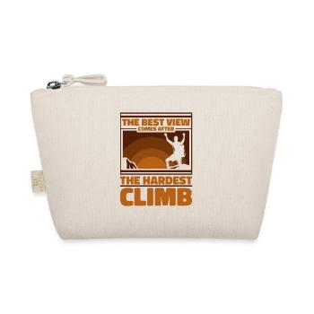 Best View Comes After The Hardest Climb Kraxler - Organic Pouch - nature - Front