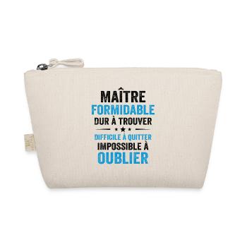 Maître Formidable Idée Cadeau Maître D'école - Trousse biologique - nature - Devant