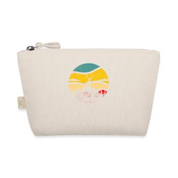 American Elk Hunter Retro Vintage Sun Bow - Organic Pouch - nature - Front
