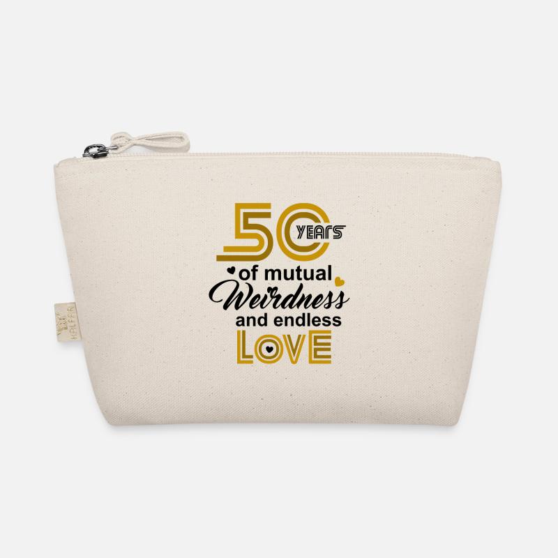 50. Hochzeitstag Ehemann Ehefrau Ehe Beziehung Bio-Täschchen