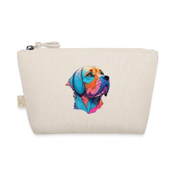 Labrador Dog Pop Art Dog Lover Dogs - Organic Pouch - nature - Front