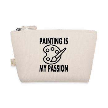Painting Painter Oil Watercolor Artist Gift Idea - Organic Pouch - nature - Front
