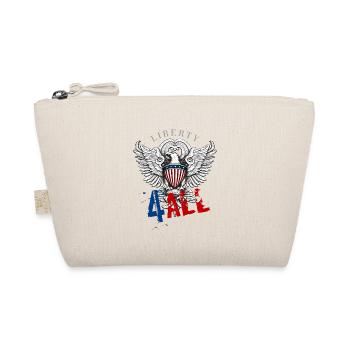 4-th July - Independence Day. If you love freedom - Organic Pouch - nature - Front