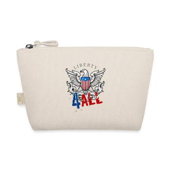 4-th July - Independence Day. If you love freedom - Organic Pouch - nature - Front