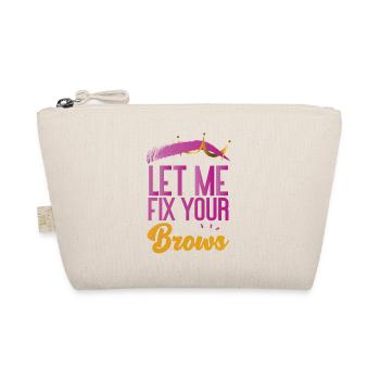 Esthetician Skincare Beautician - Organic Pouch - nature - Front