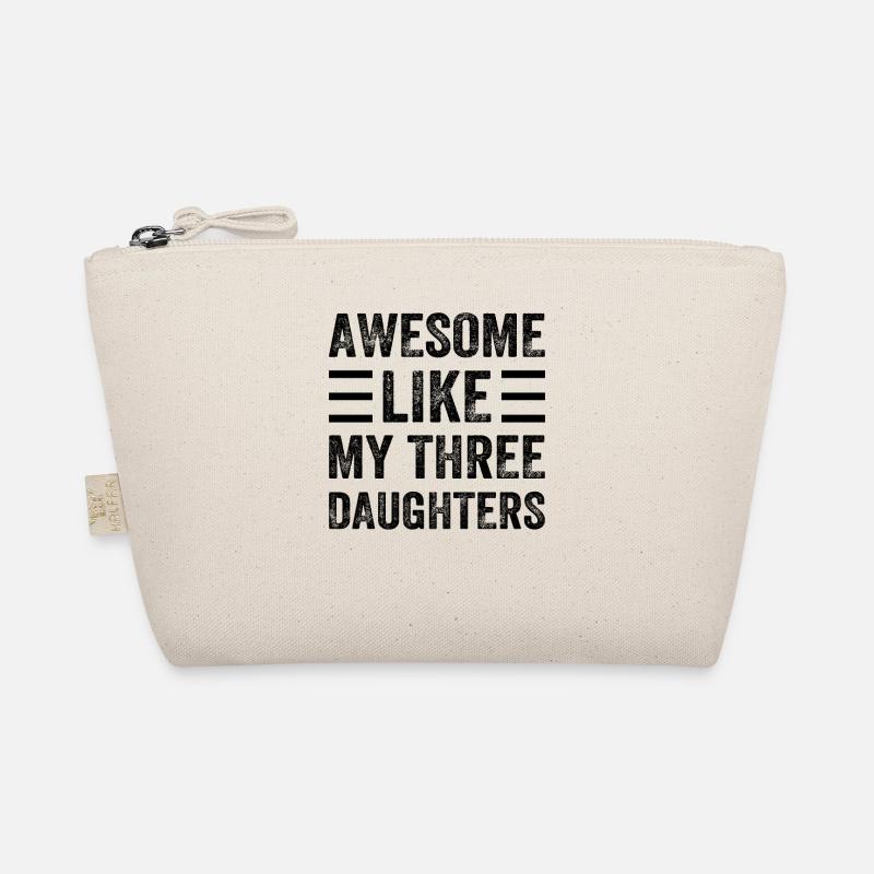 Awesome Like My Three Daughters - Funny Father's D Bio-Täschchen