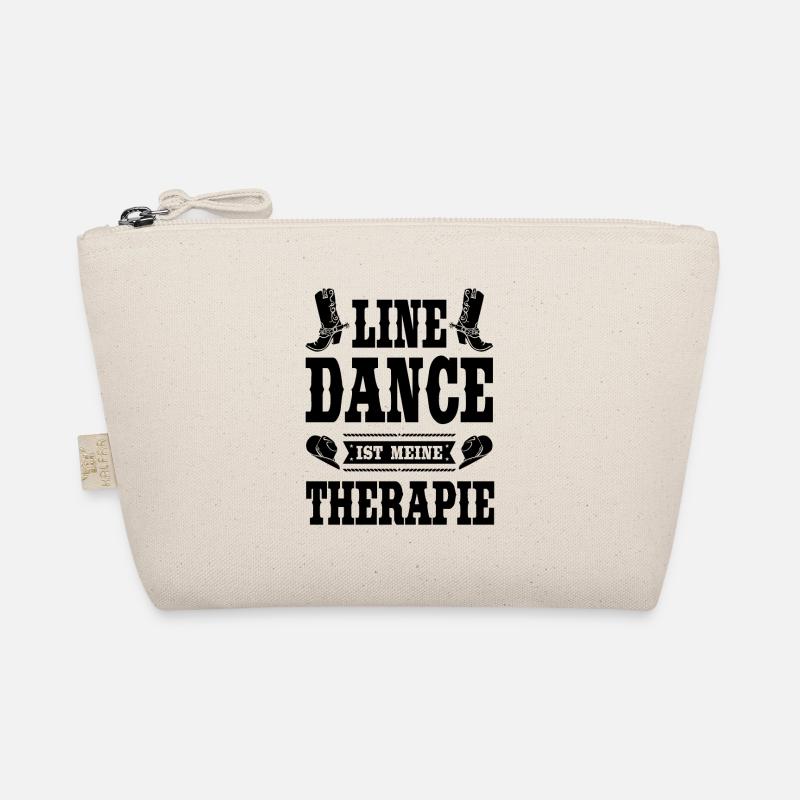 Line Dance Linedance Country Linedancer Geschenk - Bio-Täschchen - Natur