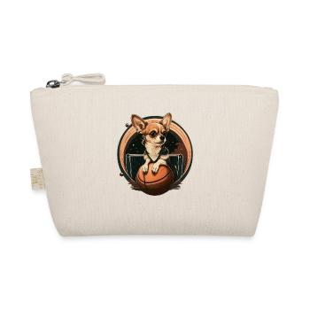 Chihuahua | Basketball | Player | Sport | Dunk | - Organic Pouch - nature - Front