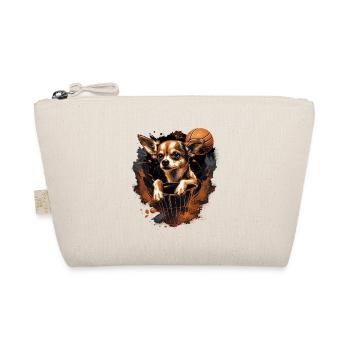 Chihuahua | Basketball | Player | Sport | Dunk | - Organic Pouch - nature - Front