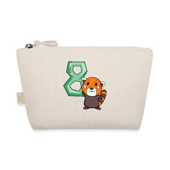 8ème anniversaire Motif Red Panda - huit ans - Trousse biologique - nature - Devant