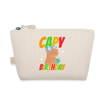 Capy Birthday - Organic Pouch - nature - Front