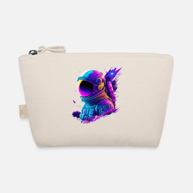 Synthwave Astronaut Space Explorer Bio-Täschchen