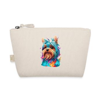 The Yorkshire Terrier Polygon Dog Art Dogs - Organic Pouch - nature - Front