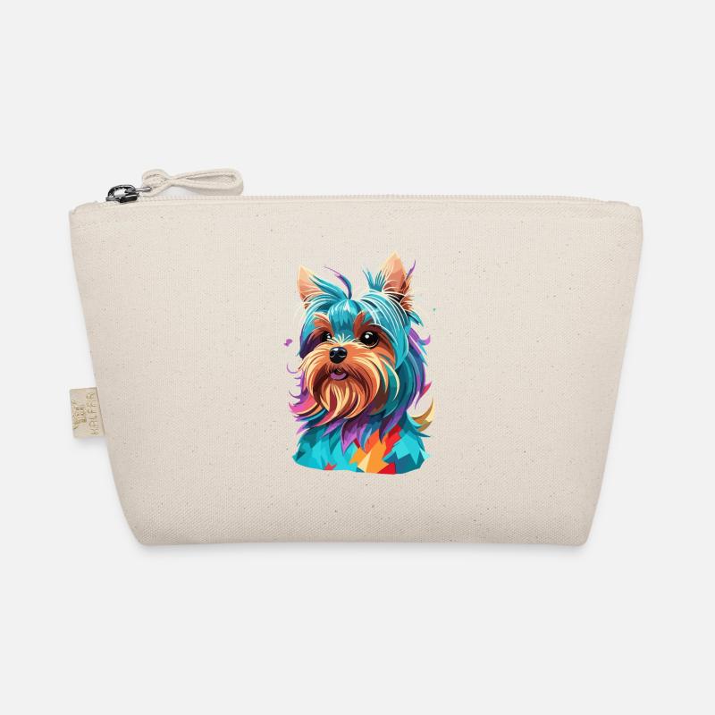 Der Yorkshire Terrier Polygon Hund Kunst Hunde Bio-Täschchen