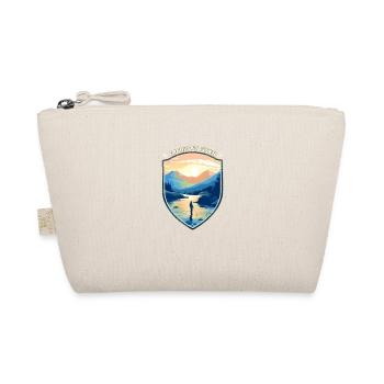 Fly Fishermen in Lake: Design for the Adventurous - Bio-Täschchen - Natur - Vorne