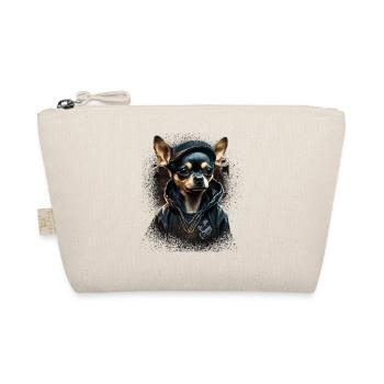 Chihuahua |Cool Dog | Rap | Hip-Hop | Gangster | - Organic Pouch - nature - Front