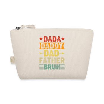 Design des Weihnachtsmann-Textstils - Bio-Täschchen - Natur - Vorne