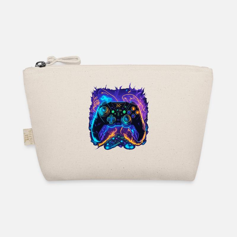 Powerful Gaming Controller Art Organic Pouch