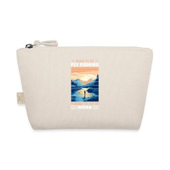 Love Fly Fishing more than Work for Anglers and - Bio-Täschchen - Natur - Vorne