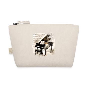 Classical piano enthusiast - melody design - Organic Pouch - nature - Front