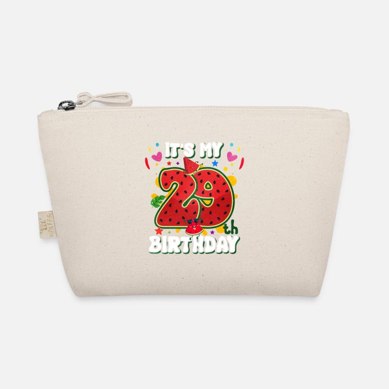 29. Geburtstag Wassermelone Sommer Geschenk Bio-Täschchen