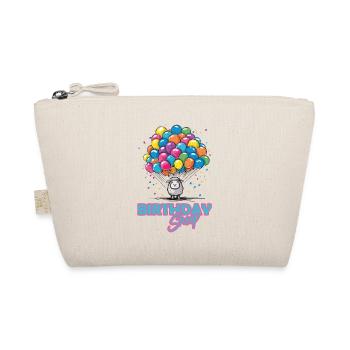 Birthday Sheep Whisperer - Cute Animal Party - Organic Pouch - nature - Front