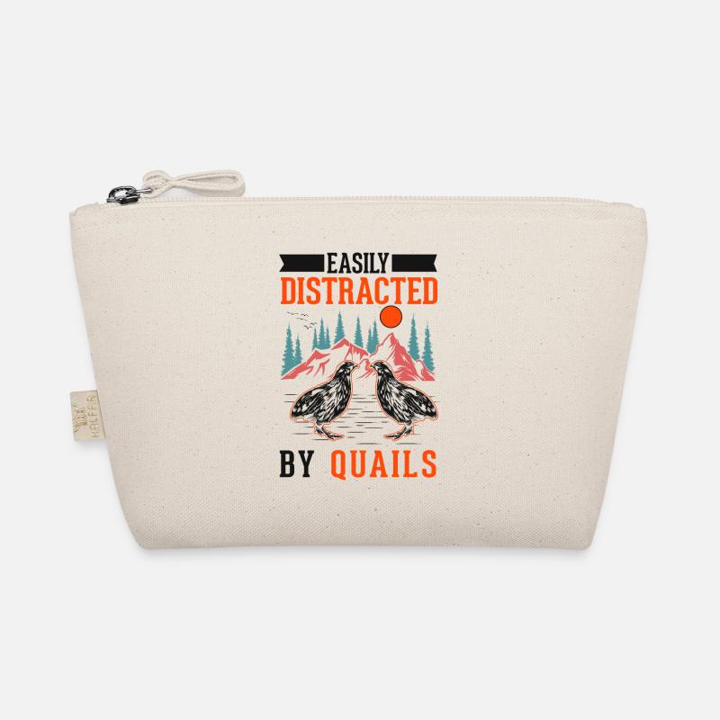 Quail breeder gift quail Organic Pouch