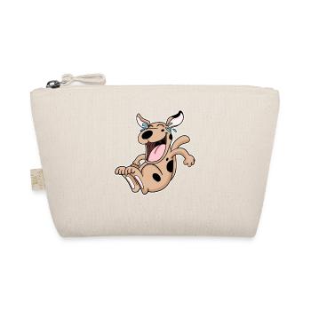 Laughing dog - Organic Pouch - nature - Front