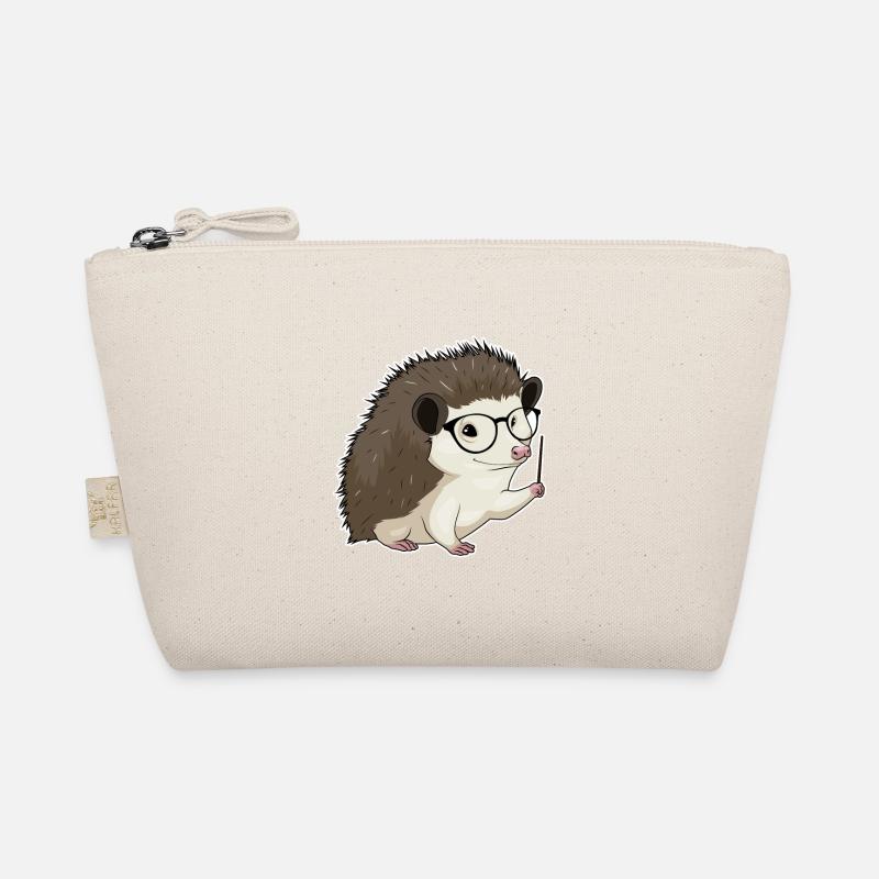 Hedgehog Teacher Pointer Organic Pouch