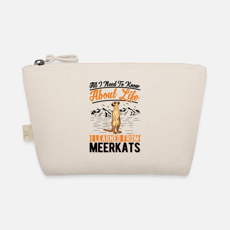 Erdmännchen Geschenk Meerkat Bio-Täschchen