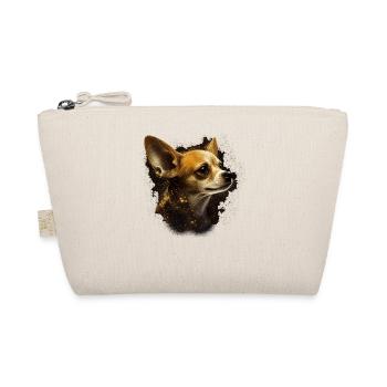 Chihuahua - Chien Mignon Jaune Or Couleur Amour - Trousse biologique - nature - Devant