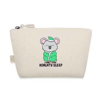 I want some koalaty sleep - Organic Pouch - nature - Front