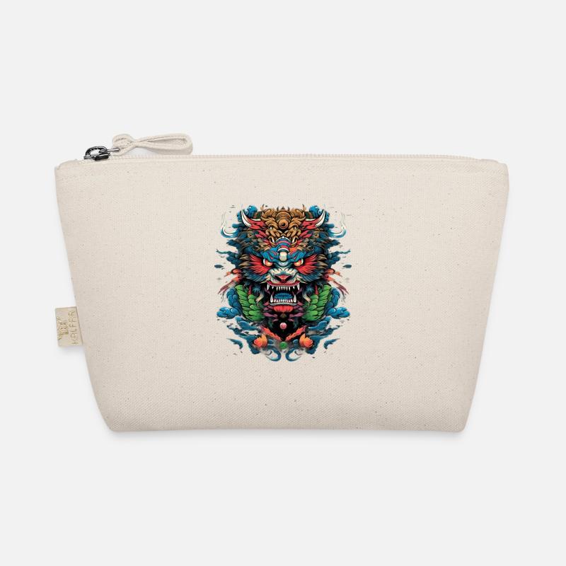 Asiatisch Drache Anime Japanisch Samurai Bio-Täschchen