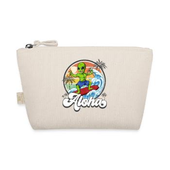 Aloha Hawaiian Hawaiian Surfer Surfing - Organic Pouch - nature - Front